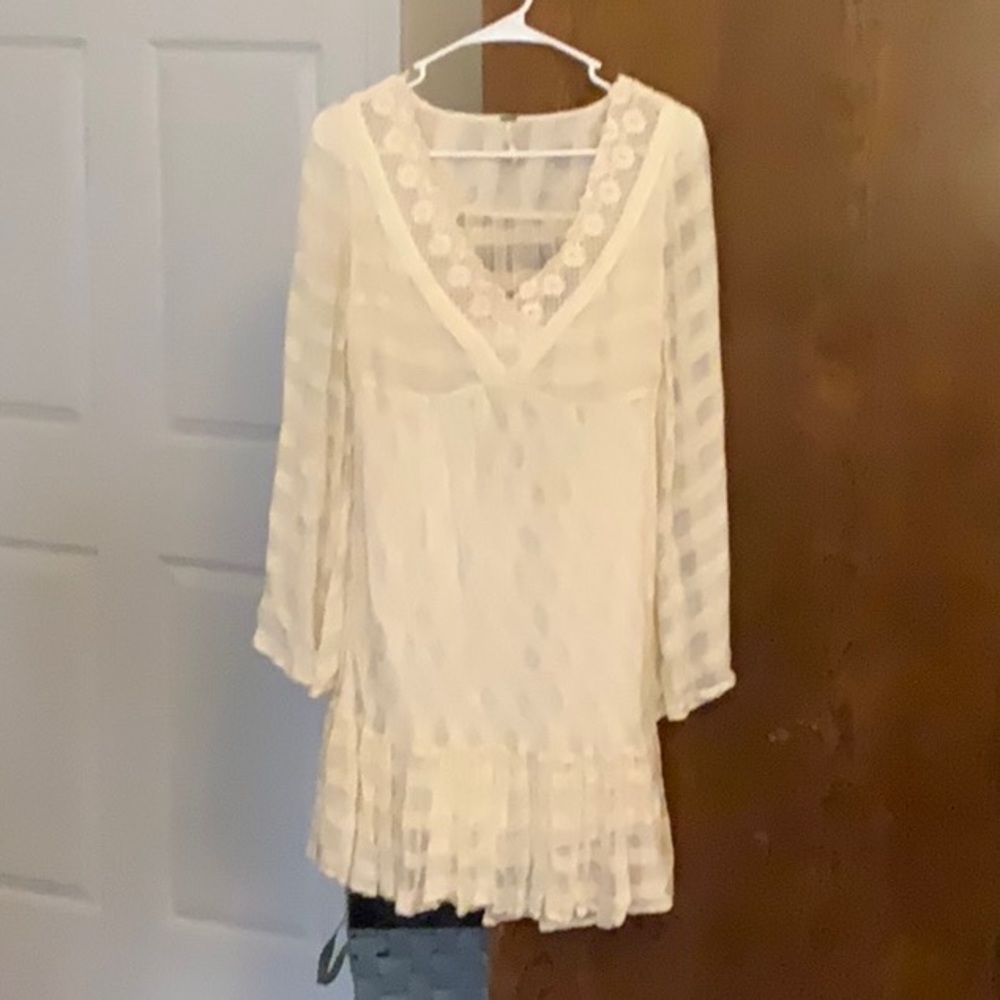 Beautiful boho dress could even be a casual wedding dress. Free People